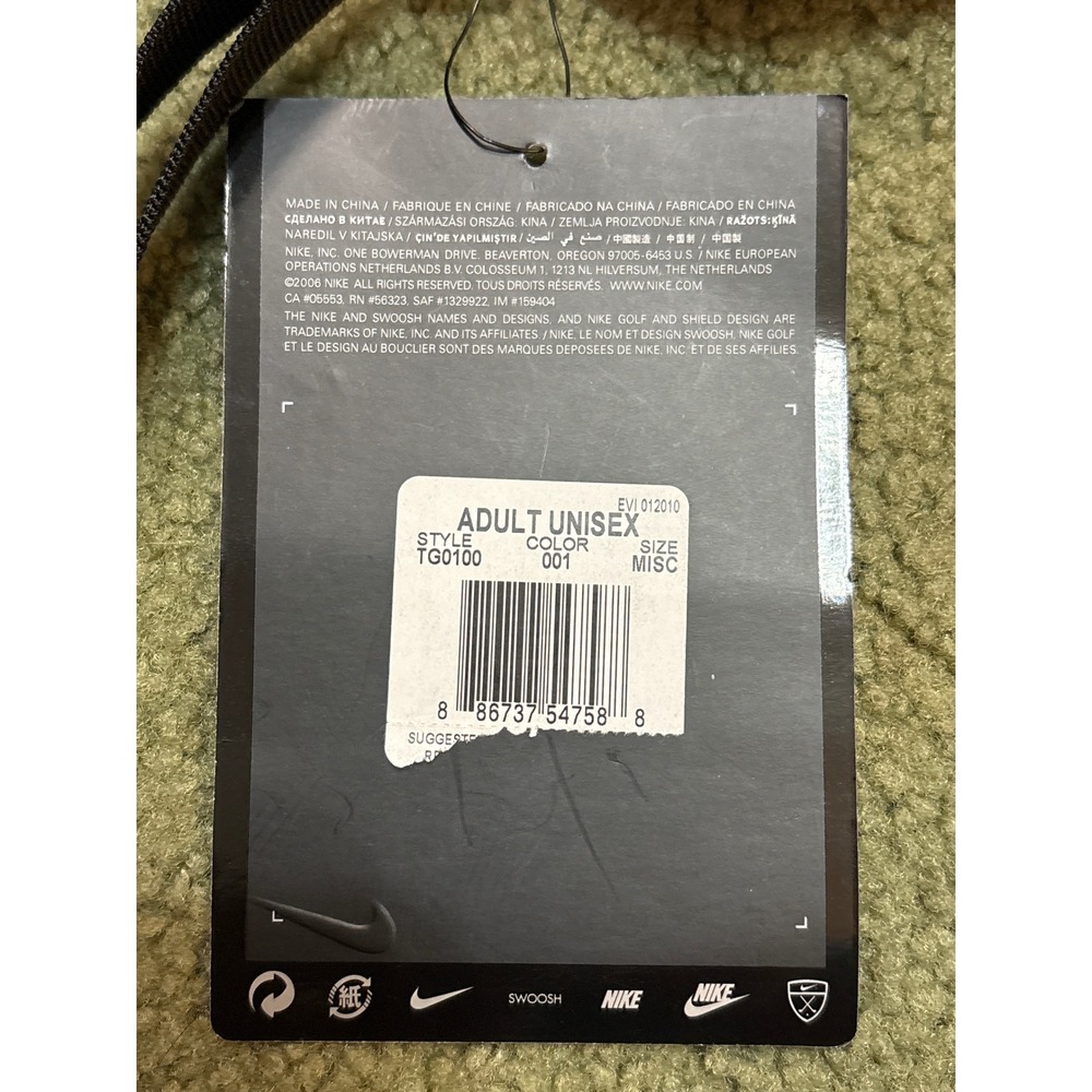 Nike Golf Accessory Pouch Black Trusted Choice National Championship TG0100 NEW - Picture 4 of 6